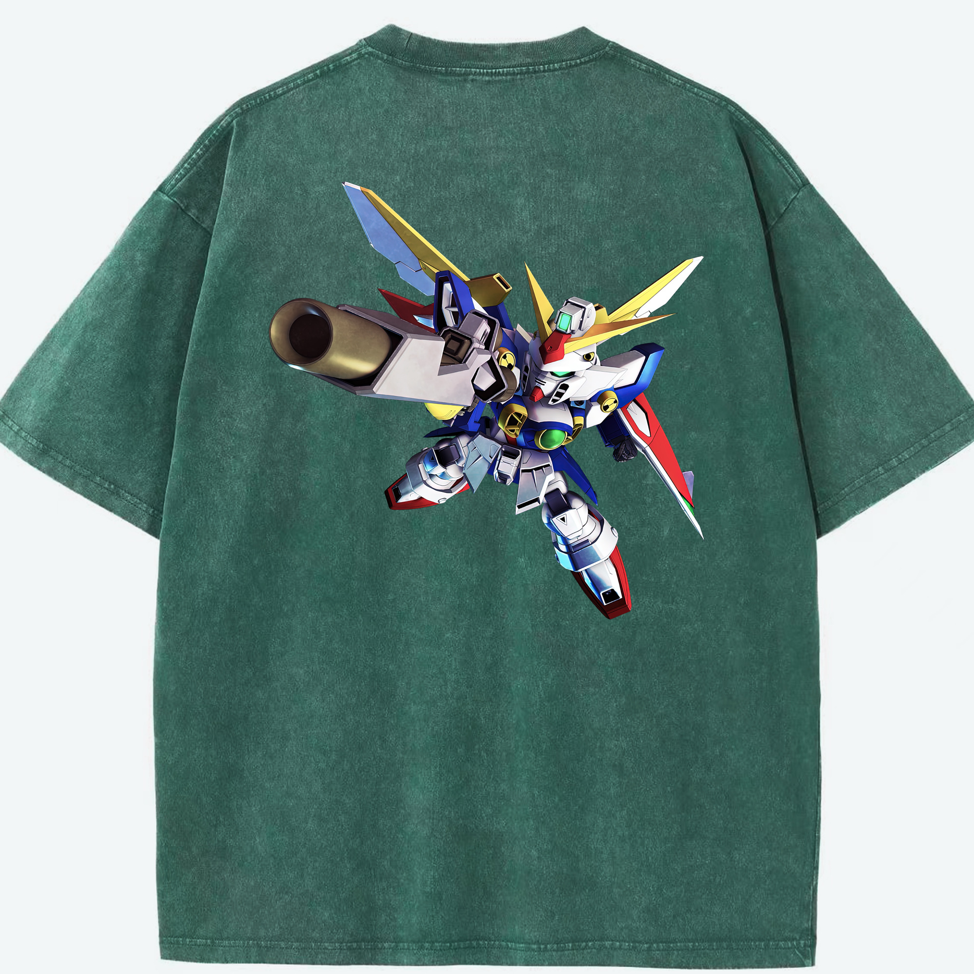 （画像用） 機動戦士ガンダム Mobile Suit Gundam 綿100% ヴィンテージ風 半袖Tシャツ（背面プリント）